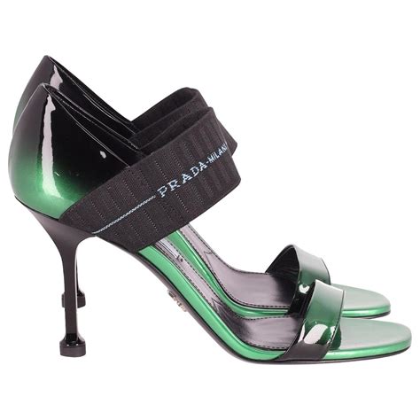 prada elasticated logo strap sandals|Prada shoes for women.